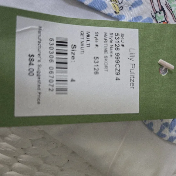 Lilly Pulitzer Blue and White Sailboat Mini Skirt - Picture 8 of 8